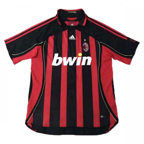 06-07 AC Milan Retro Home Kit Soccer Jersey